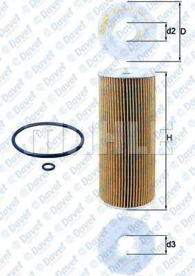 MAHLE OX143D Yag Filtresi Bora-Caddy Ii-Golf Iv-Passat-Polo-Crafter-Lt 28-35-Lt 28-46-Cordoba-Ibiza-Leon-Toledo